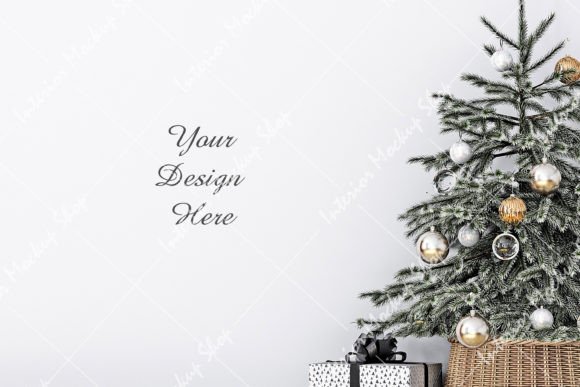 Download Wall Mockup Christmas, JPG -  5/6 - Premium Resources