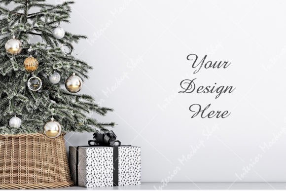 Download Wall Mockup Christmas, JPG - 2/7 - Premium Resources